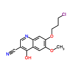 7-(3-Chloropropoxy)-6-methoxy-4-oxo-1,4-dihydro-3-quinolinecarbon itrile_214470-66-3