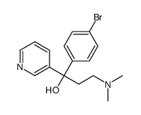 1-(4-bromophenyl)-3-(dimethylamino)-1-pyridin-3-ylpropan-1-ol_41910-98-9