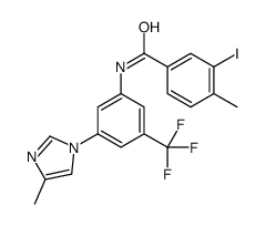 3-iodo-4-methyl-N-[3-(4-methylimidazol-1-yl)-5-(trifluoromethyl)phenyl]benzamide_926922-18-1