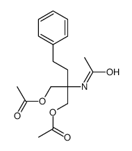 [2-acetamido-2-(acetyloxymethyl)-4-phenylbutyl] acetate_162359-95-7