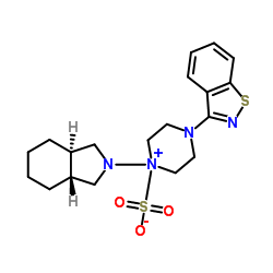 4-(1,2-Benzothiazol-3-yl)-1-[(3aR,7aR)-octahydro-2H-isoindol-2-yl ]piperazin-1-ium-1-sulfonate_186204-37-5