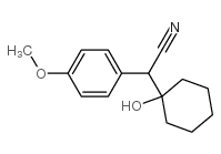 (1-Hydroxycyclohexyl)(4-methoxyphenyl)acetonitrile_93413-76-4