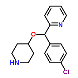 2-((4-Chlorophenyl)(piperidin-4-yloxy)methyl)pyridine_122368-54-1
