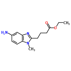 ethyl 4-(5-amino-1-methylbenzimidazol-2-yl)butanoate_3543-73-5