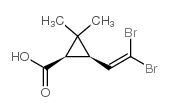 (1R-cis)-3-(2,2-dibromoethenyl)-2,2-dimethylcyclopropane carboxylic acid_53179-78-5