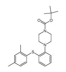 4-[2-(2,4-dimethylphenylsulfanyl)phenyl]piperazine-1-carboxylic acid tert-butyl ester_960203-42-3