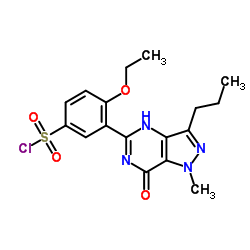 4-Ethoxy-3-(1-methyl-7-oxo-3-propyl-6,7-dihydro-1H-pyrazolo[4,3-d]pyrimidin-5-yl)benzenesulfonyl chloride_139756-22-2