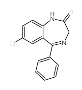 7-Chloro-5-phenyl-1H-benzo[e]-[1,4]diazepine-2(3H)-thione_4547-02-8