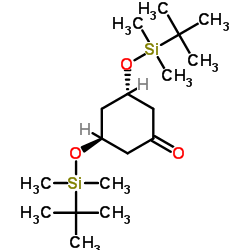 3,5-di-(tert-butyl-dimethylsilyloxy)-(3S,5S)-cyclohexan-1-one_139356-35-7