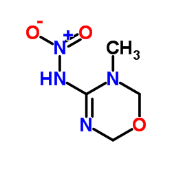 N-(3-methyl-2,6-dihydro-1,3,5-oxadiazin-4-yl)nitramide_153719-38-1