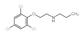 N-[2-(2,4,6-trichlorophenoxy)ethyl]propan-1-amine_67747-01-7