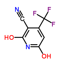 2-hydroxy-6-oxo-4-(trifluoromethyl)-1H-pyridine-3-carbonitrile_3335-46-4