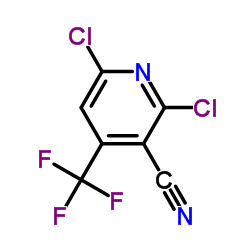 2,6-Dichloro-4-(trifluoromethyl)nicotinonitrile_13600-42-5