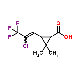 cis-3-(2-Chloro-3,3,3-trifluoroprop-1-en-1-yl)-2,2-dimethylcyclopropanecarboxylic acid_72748-35-7