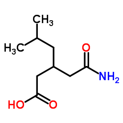 3-(2-amino-2-oxoethyl)-5-methylhexanoic acid_181289-15-6