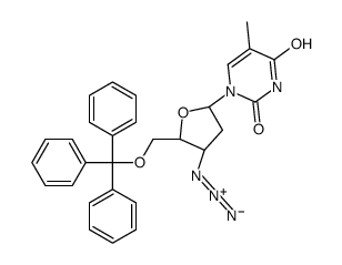 1-[(2R,4S,5S)-4-azido-5-(trityloxymethyl)oxolan-2-yl]-5-methylpyrimidine-2,4-dione_29706-84-1