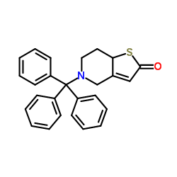 5-trityl-4,6,7,7a-tetrahydrothieno[3,2-c]pyridin-2-one_109904-26-9