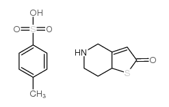5,6,7,7a-tetrahydro-4H-thieno[3,2-c]pyridin-2-one,4-methylbenzenesulfonic acid_952340-39-5