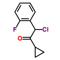2-Chloro-1-cyclopropyl-2-(2-fluorophenyl)ethanone_178688-43-2