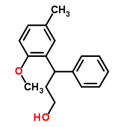 3-(2-methoxy-5-methylphenyl)-3-phenylpropan-1-ol_124937-73-1