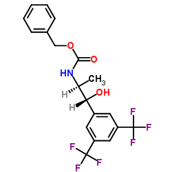 benzyl N-[(1R,2S)-1-[3,5-bis(trifluoromethyl)phenyl]-1-hydroxypropan-2-yl]carbamate_877384-16-2