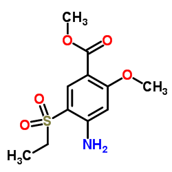 Methyl 4-amino-5-(ethylsulfonyl)-2-methoxybenzoate_80036-89-1