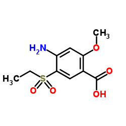 4-Amino-5-(ethylsulfonyl)-2-methoxybenzoic acid_71675-87-1