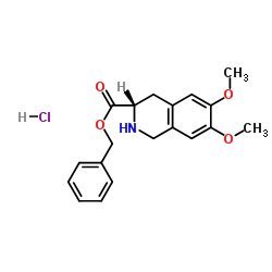 benzyl (3S)-6,7-dimethoxy-1,2,3,4-tetrahydroisoquinoline-3-carboxylate,hydrochloride_103733-32-0