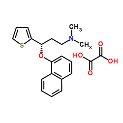 S-(+)-N,N-Dimethyl-3-(1-naphthoxy)-3-(2-thienyl)-1-propylamine oxalate_132335-47-8