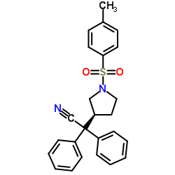 3-(S)-(1-Cyano-1,1-diphenylmethyl)-1-tosylpyrrolidine_133099-09-9