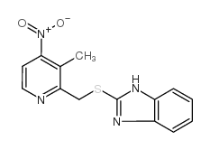 2-[(3-methyl-4-nitropyridin-2-yl)methylsulfanyl]-1H-benzimidazole_152402-98-7