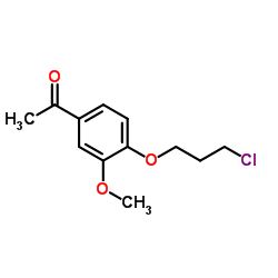 1-[4-(3-chloropropoxy)-3-methoxyphenyl]ethanone_58113-30-7