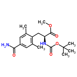 4'-carbamoyl N-Boc-2',6'-dimethyl-L-phenylalanine methyl ester_623950-05-0