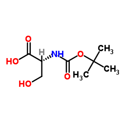 (2R)-3-hydroxy-2-[(2-methylpropan-2-yl)oxycarbonylamino]propanoic acid_6368-20-3