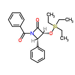 (3R,4S)-1-benzoyl-4-phenyl-3-triethylsilyloxyazetidin-2-one_149249-91-2