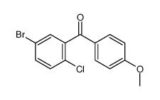 (5-bromo-2-chlorophenyl)-(4-methoxyphenyl)methanone_333361-49-2