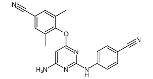 4-[6-amino-2-(4-cyanoanilino)pyrimidin-4-yl]oxy-3,5-dimethylbenzonitrile_939431-68-2