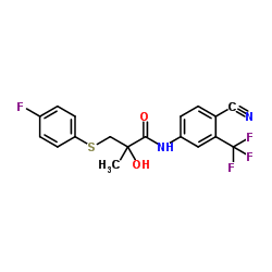 N-[4-Cyano-3-(trifluoromethyl)phenyl]-3-[(4-fluorophenyl)thio]-2-hydroxy-2-methylpropionamide_90356-78-8