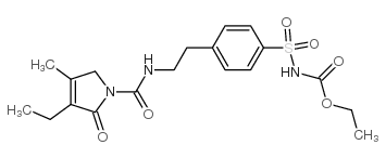 [[4-[2-[[(3-Ethyl-2,5-dihydro-4-methyl-2-oxo-1H-pyrrol-1-yl)carbonyl]amino]ethyl]phenyl]sulfonyl]-carbamic acid ethyl ester_318515-70-7