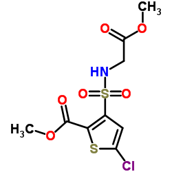 Methyl 5-chloro-3-[(2-methoxy-2-oxoethyl)sulfamoyl]-2-thiopheneca rboxylate_906522-87-0