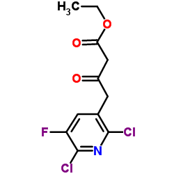 Ethyl 2,6-Dichloro-5-Fluoro-Pyridine-3-Acetoacetate_96568-04-6