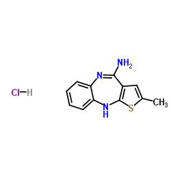 4-Amino-2-methyl-10H-thieno[2,3-b][1,5]-benzodiazapine, Hydrochloride_138564-60-0