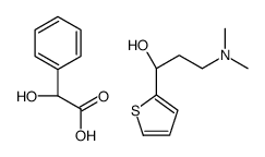 (1S)-3-(dimethylamino)-1-thiophen-2-ylpropan-1-ol,(2S)-2-hydroxy-2-phenylacetic acid_287737-72-8
