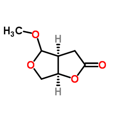 (3aS,6aR)-4-methoxy-3a,4,6,6a-tetrahydro-3H-furo[2,3-c]furan-2-one_501921-30-8