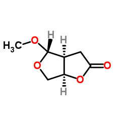 (3aS,4S,6aR)-4-methoxy-tetrahydro-furo[3.4-b]furan-2(3H)-one_866594-60-7