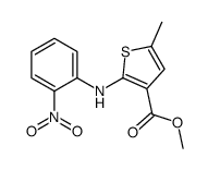methyl 5-methyl-2-(2-nitroanilino)thiophene-3-carboxylate_72242-31-0