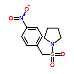 1-[(4-nitrophenyl)methylsulfonyl]pyrrolidine_340041-91-0