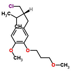 4-[(2R)-2-(Chloromethyl)-3-methylbutyl]-1-methoxy-2-(3-methoxypropoxy)benzene_324763-39-5