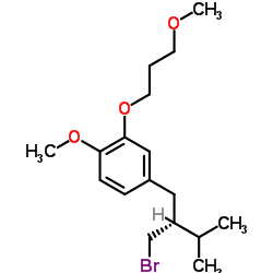 2-(3-Methoxypropoxy)-4-((R)-2-(bromomethyl)-3-methylbutyl)-1-methoxybenzene_172900-69-5