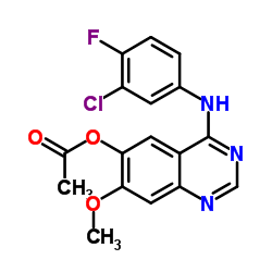 4-((3-Chloro-4-fluorophenyl)amino)-7-methoxyquinazolin-6-yl acetate_788136-89-0